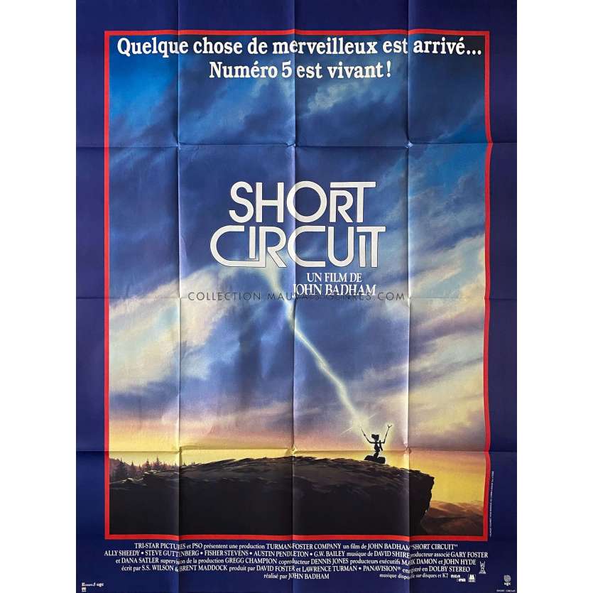 SHORT CIRCUIT Affiche de film- 120x160 cm. - 1986 - Steve Guttenberg, John Badham -