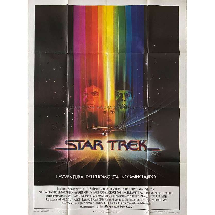 STAR TREK Affiche de film- 100x140 cm. - 1979 - William Shatner, Robert Wise -