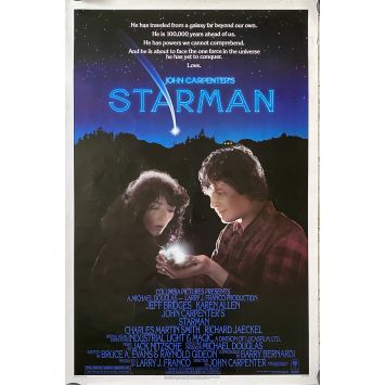 STARMAN Movie Poster- 27x41 in. - 1984 - John Carpenter, Jeff Bridges -