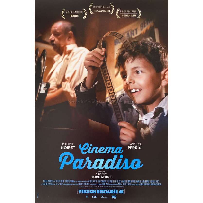 CINEMA PARADISO Affiche de film- 40x60 cm. - 1988 - Philippe Noiret, Giuseppe Tornatore -
