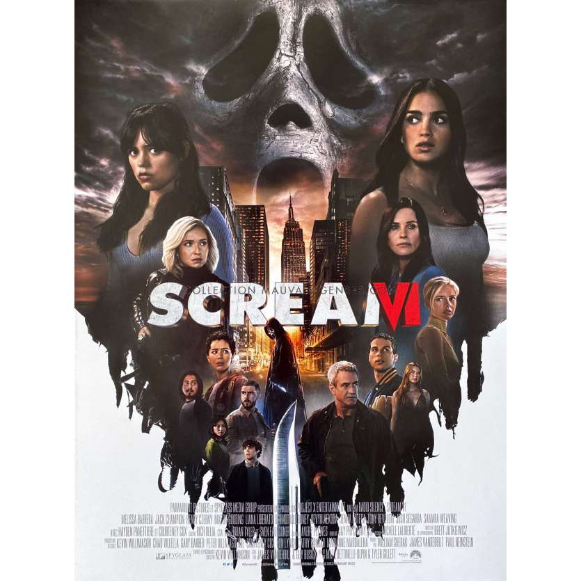 SCREAM VI Affiche de film- 40x54 cm. - 2023 - Courteney Cox, Matt Bettinelli-Olpin -