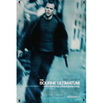 THE BOURNE ULTIMATUM Original Movie Poster - 27x40 in. - 2007 - Paul Greengrass, Matt Damon
