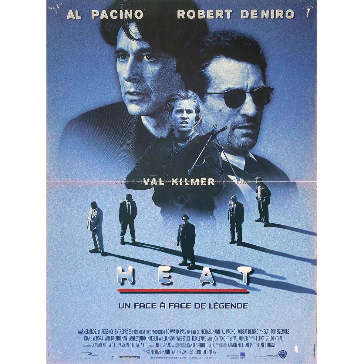 HEAT French Movie Poster - 15x21 in. - 1995