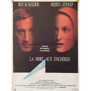 LA MORT AUX ENCHERES Affiche de film- 40x54 cm. - 1982 - Roy Sheider, Meryl Streep, Robert Benton -