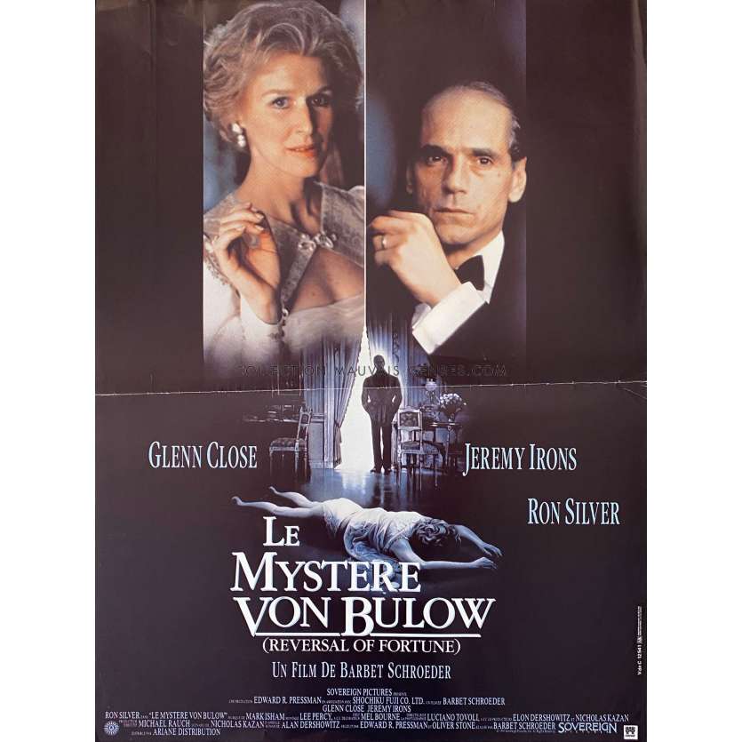 REVERSAL OF FORTUNE Movie Poster- 15x21 in. - 1990 - Barbet Schroeder, Jeremy Irons -