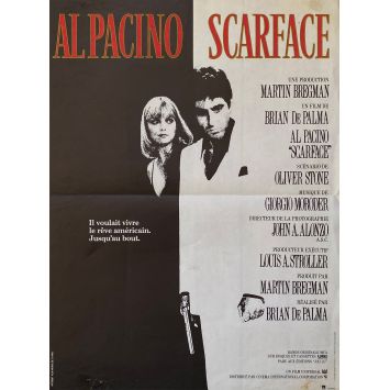SCARFACE Affiche de film- 40x54 cm. - 1983 - Al Pacino, Brian de Palma -