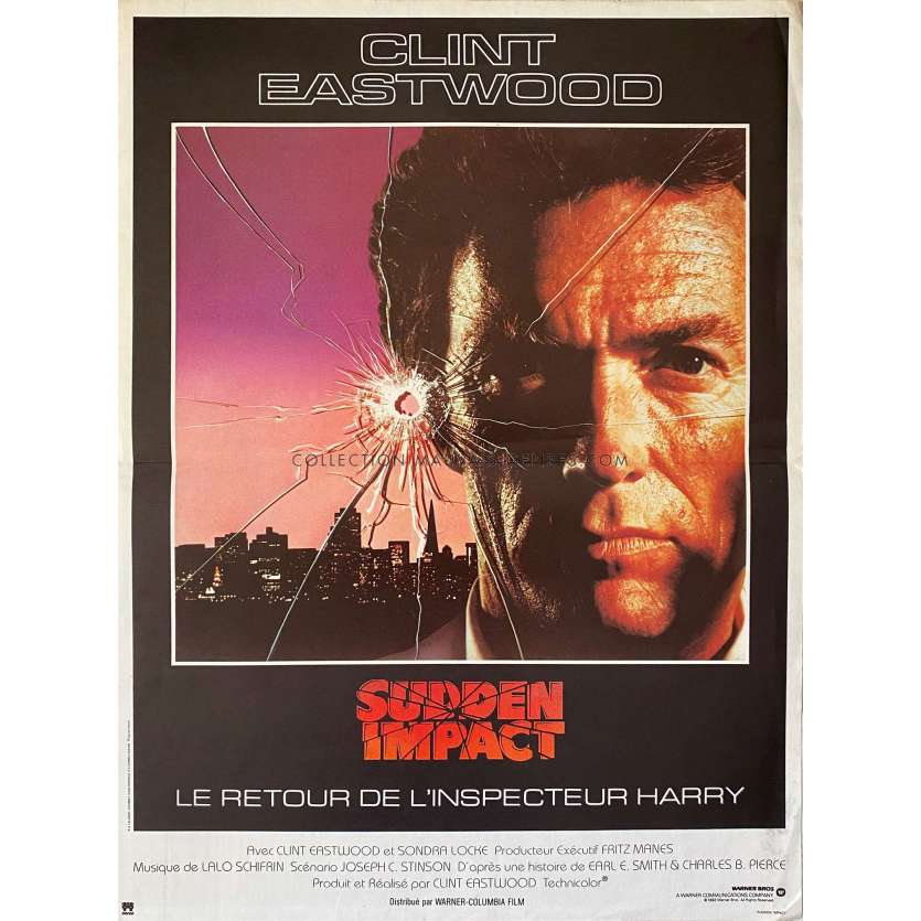 SUDDEN IMPACT Movie Poster- 15x21 in. - 1983 - Clint Eastwood, Sondra Locke -