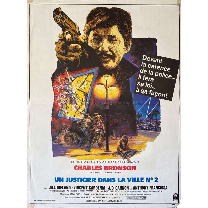 DEATH WISH II Movie Poster- 15x21 in. - 1982 - Michael Winner, Charles Bronson -