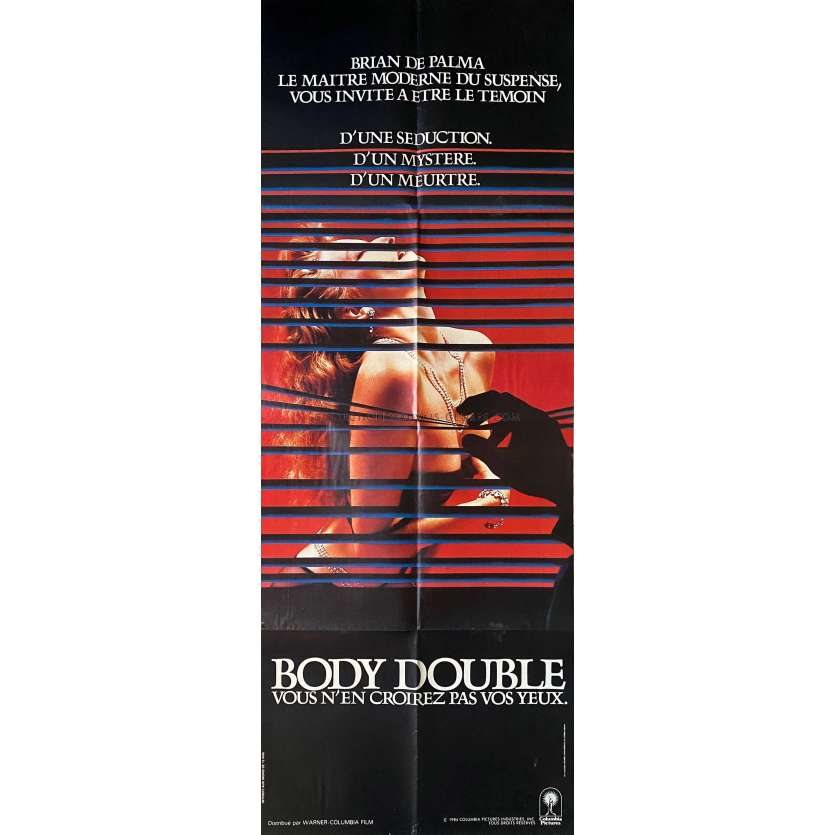 BODY DOUBLE Movie Poster- 23x63 in. - 1984 - Brian de Palma, Melanie Griffith -
