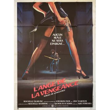 L'ANGE DE LA VENGEANCE Affiche de film- 120x160 cm. - 1981 - Zoë Lund, Abel Ferrara -