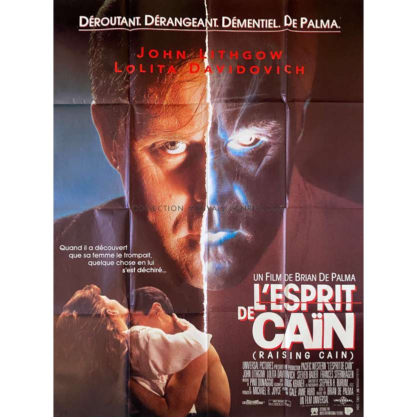 L'ESPRIT DE CAIN Affiche de film- 120x160 cm. - 1992 - John Lithgow, Brian De Palma -