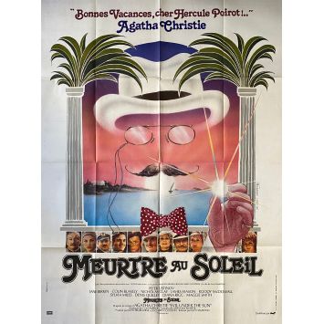 MEURTRE AU SOLEIL Affiche de film- 120x160 cm. - 1982 - Peter Ustinov, Guy Hamilton -