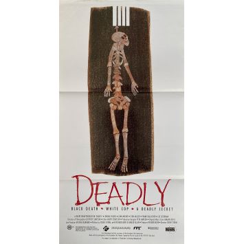 DEADLY Movie Poster- 13x30 in. - 1991 - Esben Storm, Jerome Ehlers -