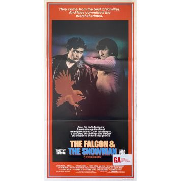 THE FALCON AND THE SNOWMAN Movie Poster- 13x30 in. - 1985 - John Schlesinger, Sean Penn -