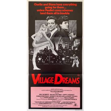THE POPE OF GREENWICH VILLAGE Movie Poster- 13x30 in. - 1984 - Stuart Rosenberg, Mickey Rourke - THE POPE OF GREENWICH VILLAGE Movie Poster- 13x30 in. - 1984 - Stuart Rosenberg, Mickey Rourke -