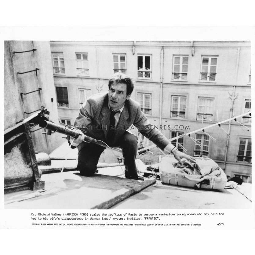 FRANTIC Photo de presse 4535 - 20x25 cm. - 1988 - Harrison Ford, Roman Polanski -