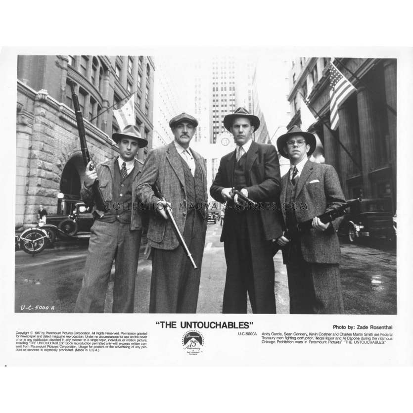 LES INCORRUPTIBLES Photo de presse U-C-5000R - 20x25 cm. - 1987 - Kevin Costner, Brian de Palma -