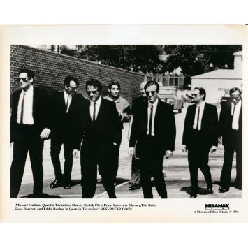 RESERVOIR DOGS Photo de presse- 20x25 cm. - 1992 - Harvey Keitel, Quentin Tarantino -