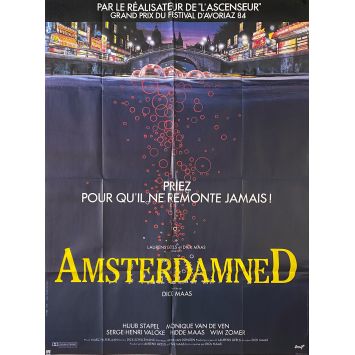AMSTERDAMNED Affiche de film- 120x160 cm. - 1988 - Huub Stapel, Dick Maas -