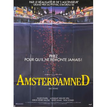 AMSTERDAMNED Movie Poster- 47x63 in. - 1988 - Dick Maas, Huub Stapel -