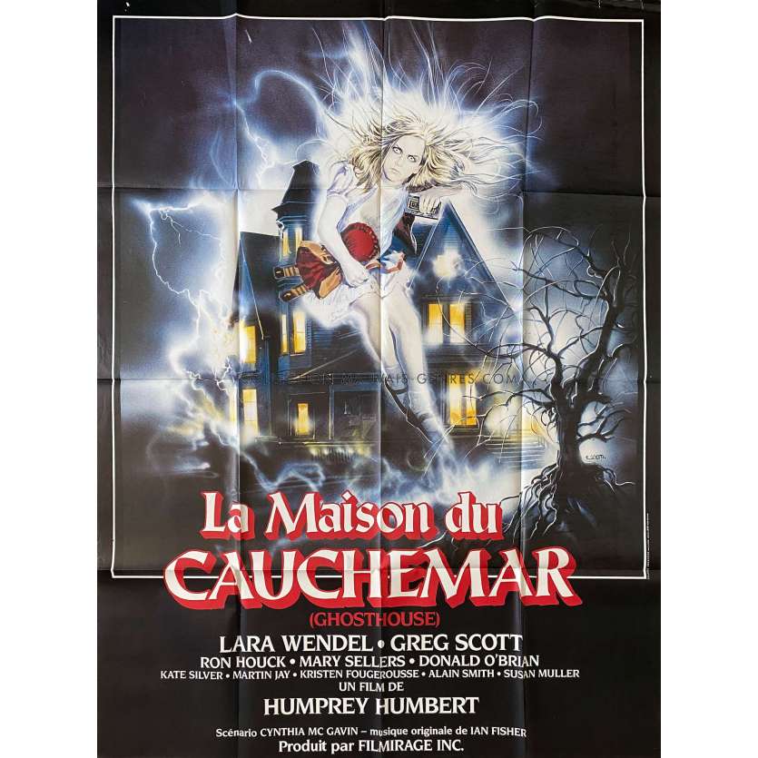 GHOSTHOUSE Movie Poster- 47x63 in. - 1988 - Umberto Lenzi, Lara Wendel -