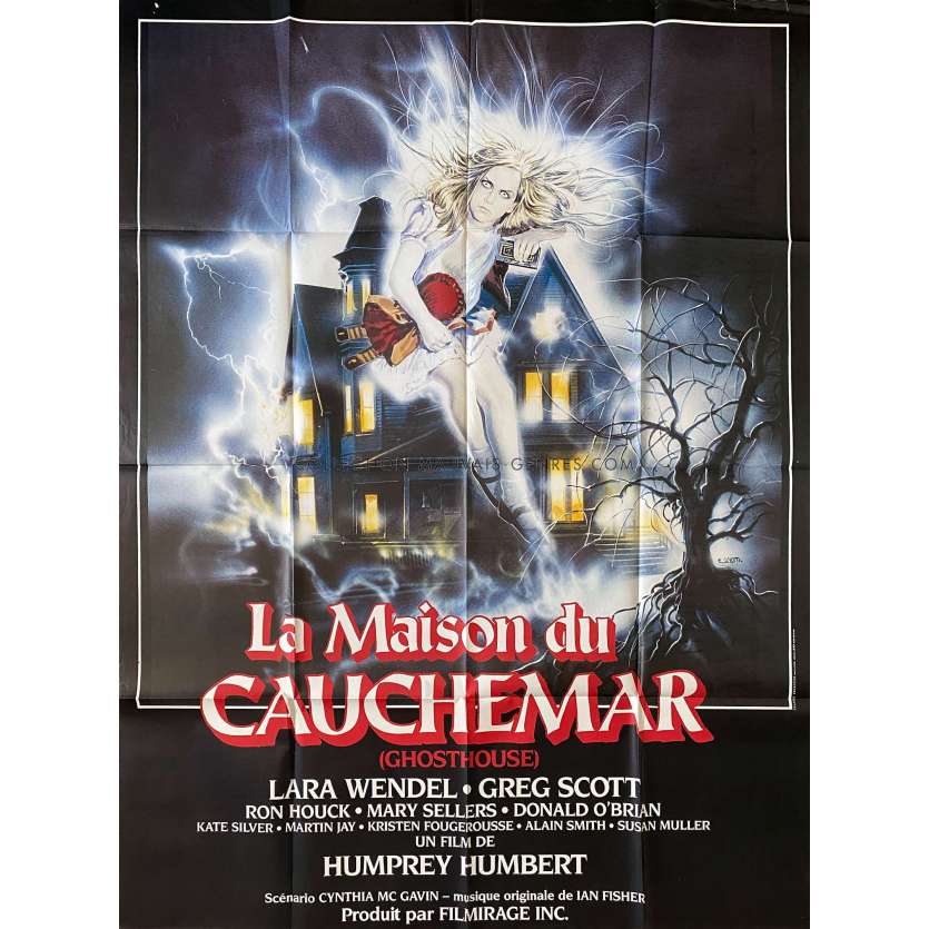 LA MAISON DU CAUCHEMAR Affiche de film- 120x160 cm. - 1988 - Lara Wendel, Umberto Lenzi -