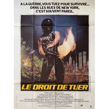 THE EXTERMINATOR Movie Poster- 47x63 in. - 1980 - James Glickenhaus, Robert Ginty -