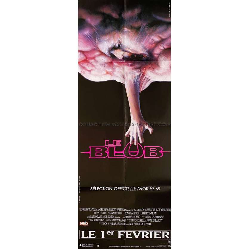 THE BLOB Movie Poster- 23x63 in. - 1988 - Chuck Russel, Kevin Dillon -