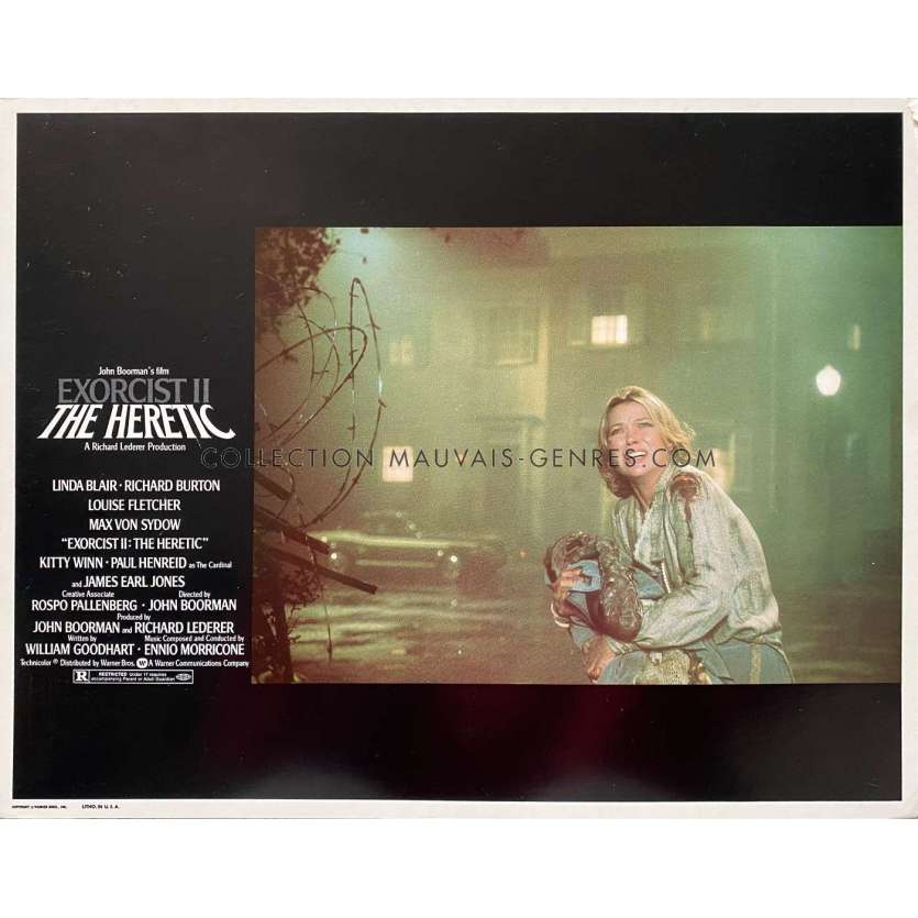 EXORCIST II THE HERETIC Lobby Card N5 - 11x14 in. - 1977 - John Boorman, Richard Burton -