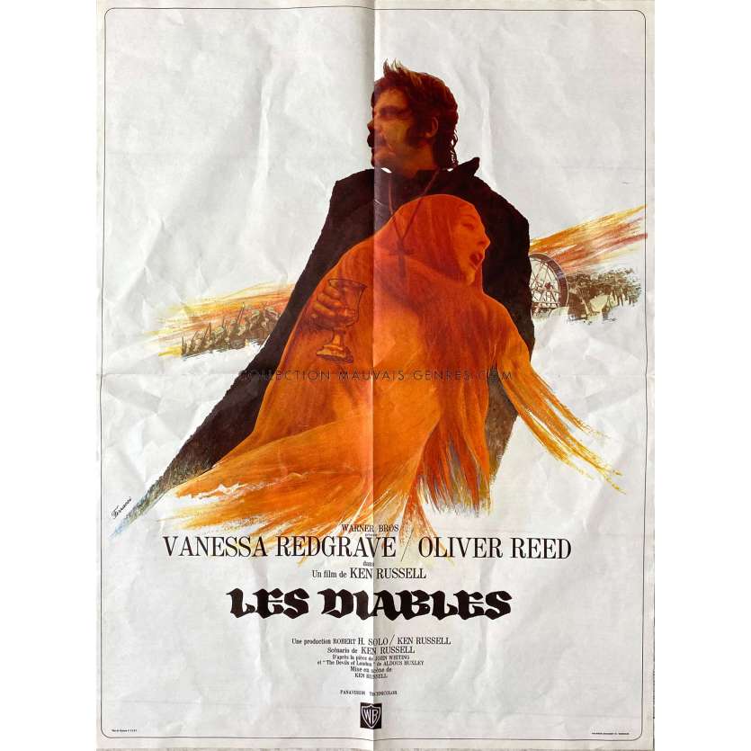 THE DEVILS Movie Poster- 23x32 in. - 1971 - Ken Russel, Oliver Reed -