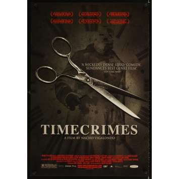 TIMECRIMES DS 1sh '07 Los Cronocrimenes, spanish horror sci-fi