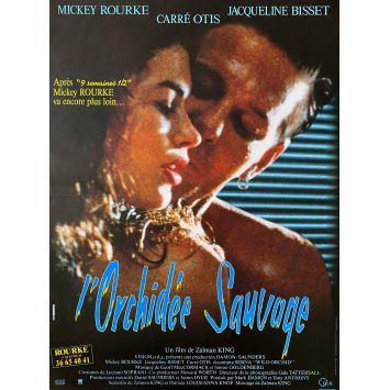 L'ORCHIDEE SAUVAGE Affiche de film- 40x54 cm. - 1989 - Mickey Rourke, Zalman King - érotique