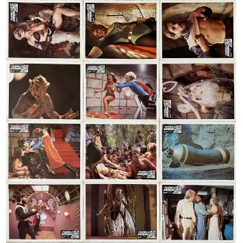 FLESH GORDON Lobby Cards x15 - 9x12 in. - 1974 - Michael Benveniste, Jason Williams - erotic