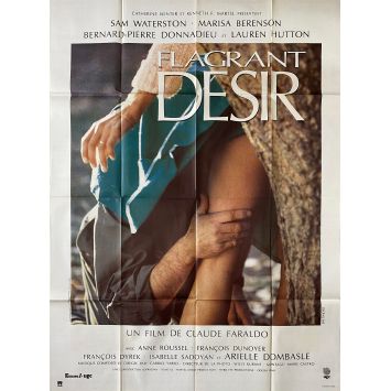 FLAGRANT DESIR Affiche de film- 120x160 cm. - 1986 - Sam Waterston, Marisa Berenson, Claude Faraldo - érotique