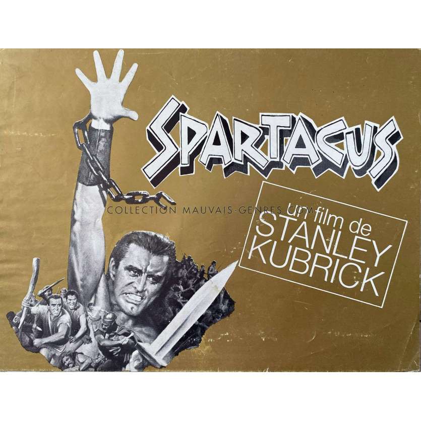 SPARTACUS Synopsis 4p - 24x30 cm. - 1960/R1970 - Kirk Douglas, Stanley Kubrick - Peplum