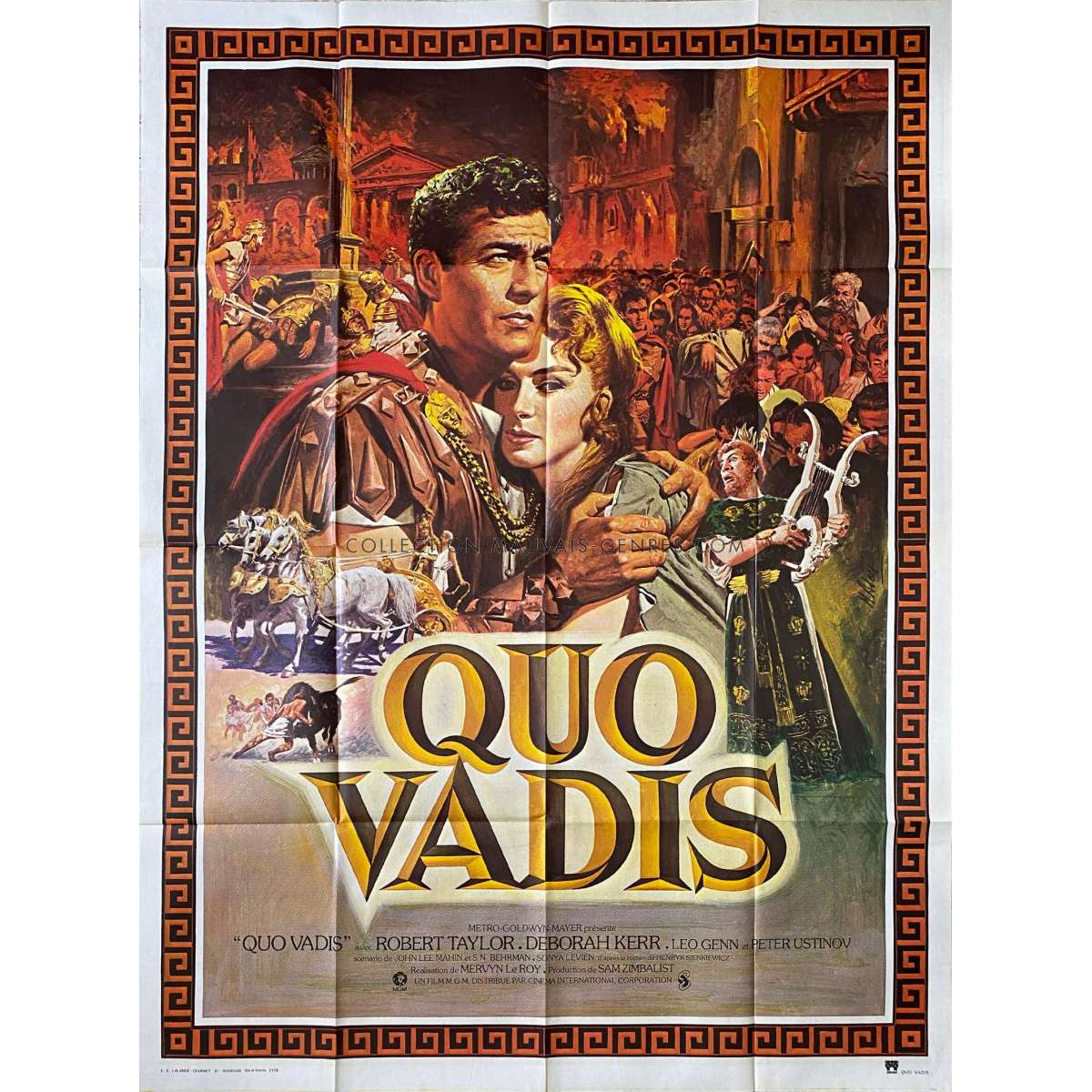 QUO VADIS French Movie Poster - 47x63 in. - 1951/R1970