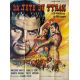 LA TETE DU TYRAN Affiche de film- 120x160 cm. - 1959 - Massimo Girotti, Fernando Cerchio - Peplum