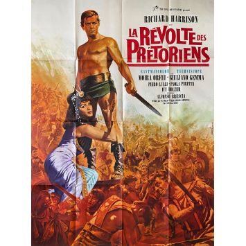 LA REVOLTE DES PRETORIENS DE BRESCIA Affiche de film- 120x160 cm. - 1964 - Richard Harrison, Alfonso Brescia - Peplum