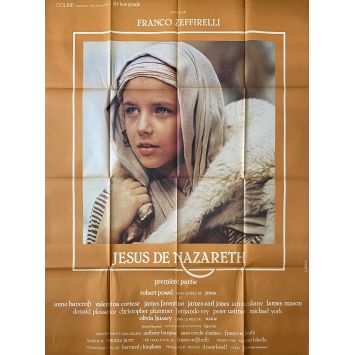 JESUS DE NAZARETH Affiche de film 1ère Partie - 120x160 cm. - 1977 - Laurence Olivier, Franco Zeffirelli - Peplum