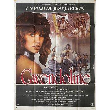 THE PERILS OF GWENDOLYNE Movie Poster- 47x63 in. - 1984 - Just Jaeckin, Tawny Kitaen - Sword-and-sandal