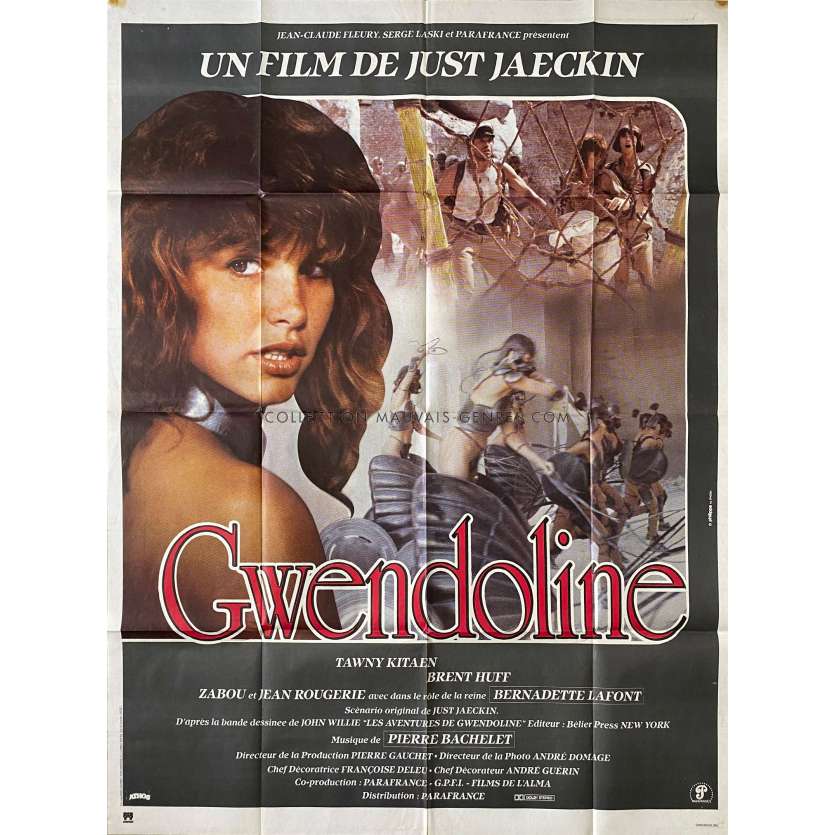 GWENDOLINE Affiche de film- 120x160 cm. - 1984 - Tawny Kitaen, Just Jaeckin - Peplum