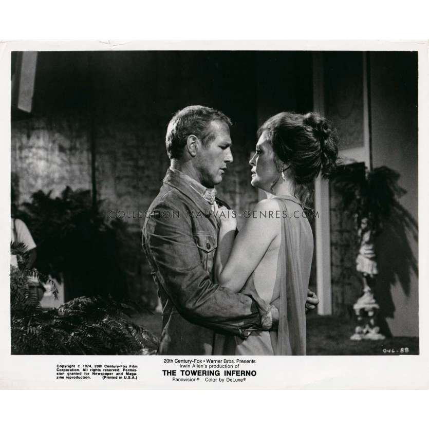 LA TOUR INFERNALE Photo de presse 046-88 - 20x25 cm. - 1974 - Steve McQueen, John Guillermin