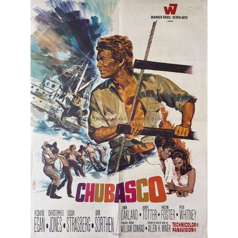 CHUBASCO Affiche de film- 60x80 cm. - 1968 - Susan Strasberg, Allen H. Miner