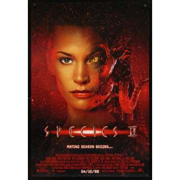 SPECIES II 1sh Movie Poster '98 Natasha Henstridge