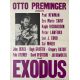 EXODUS Affiche de film- 60x80 cm. - 1960 - Paul Newman, Otto Preminger