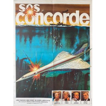 SOS CONCORDE Affiche de film- 60x80 cm. - 1979 - James Franciscus, Ruggero Deodato