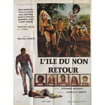TERMINAL ISLAND Movie Poster- 47x63 in. - 1973 - Stephanie Rothman, Don Marshall - erotic