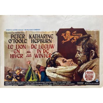 UN LION EN HIVER Affiche de film- 35x55 cm. - 1968 - Peter O'Toole, Anthony Harvey