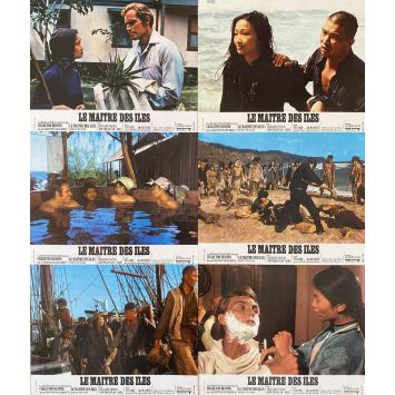 THE HAWAIIANS Lobby Cards x6 - 9x12 in. - 1970 - Tom Gries, Charlton Heston - erotic