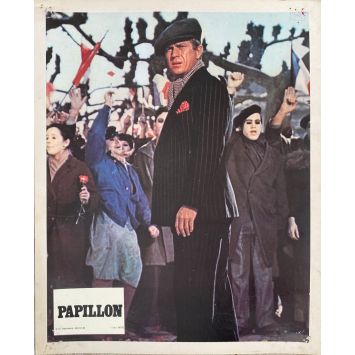 PAPILLON Lobby Cards C-N10 - 9x12 in. - 1973 - Franklin J. Schaffner, Steve McQueen - erotic